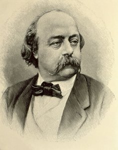 Gustave Flaubert. Gravur
