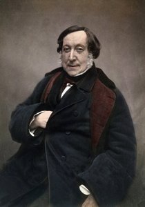 Gioachino (Antonio) Rossini (1792-1868) italienischer Komponist. nach einem Foto von Nadar
