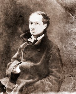 Porträt von Charles Baudelaire, Schriftsteller - Fotografie von Nadar von Nadar
