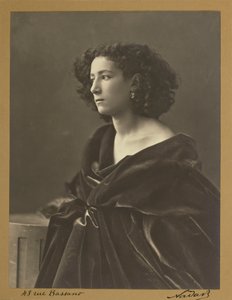 Porträt von Sarah Bernhardt im Jahr 1864 von Nadar