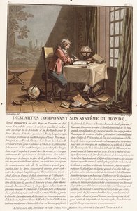 Descartes komponiert sein Weltsystem, ca. 1786-1792
