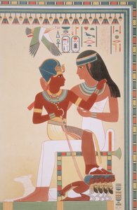 Amounoph II und seine Gouvernante aus 