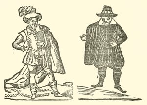 Illustration für The Roxburghe Ballads (Holzschnitt) von (after) English School