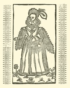 Illustration für The Roxburghe Ballads (Holzschnitt) von (after) English School