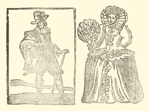 Illustration für The Roxburghe Ballads (Holzschnitt) von (after) English School