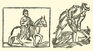 Illustration für The Roxburghe Ballads von (after) English School