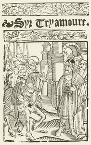 Sir Tryamoure (Gravur) von (after) English School