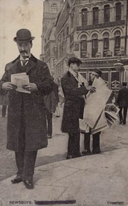 Zeitungsjungen von (after) English photographer