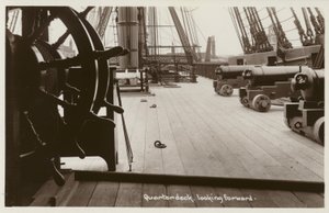 Achterdeck der HMS Victory, Blick nach vorne