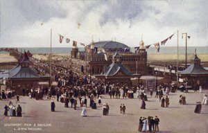 Southport Pier und Pavillon von (after) English photographer