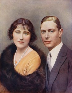 Der Herzog und die Herzogin von York im Jahr 1926 von (after) English photographer