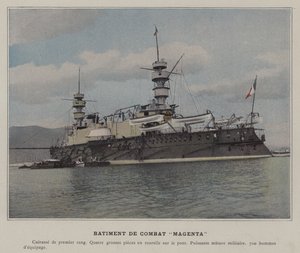 Kampfschiff "Magenta" von (after) French Photographer