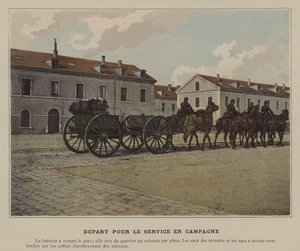 Départ Pour le Service en Campagne von (after) French Photographer