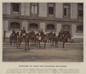 Standarte des Militärtransportkorps von (after) French Photographer