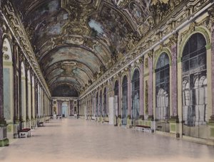Galerie des Glaces (farbiges Foto) von (after) French Photographer