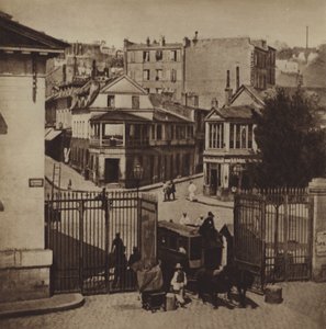 Die Barriere Blanche von (after) French Photographer