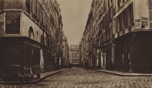 Die Rue des Moulins um 1866, abgerissen für den Bau der Avenue de l