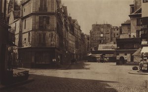 Der Carrefour Gozlin, heute Boulevard Saint-Germain, befand sich an der Stelle des Gefängnisses der Abtei von (after) French Photographer