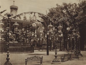 Der Musikpavillon im Jardin de Paris von (after) French Photographer