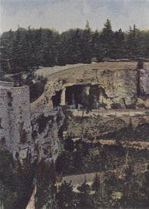 Rocamadour, Krypta von Saint-Amadour von (after) French Photographer