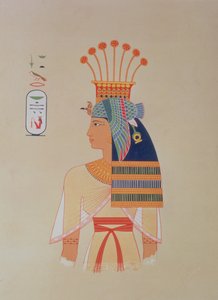 Porträt von Königin Nebto, Tochter von Ramses-Meiamoun, aus 