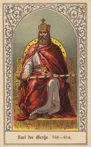 Karl der Große, König der Franken und Heiliger Römischer Kaiser von (after) German School