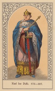 Karl der Dicke, Heiliger Römischer Kaiser von (after) German School