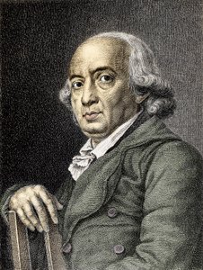 Porträt von Johann Gottfried von Herder, deutscher Dichter und Philosoph, Gravur, Privatsammlung