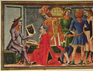 Kaiser Friedrich III. erhält das Buch 