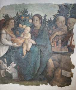 Madonna mit Kind und den Heiligen Franziskus und Quirinus, bekannt als Madonna dei limoni