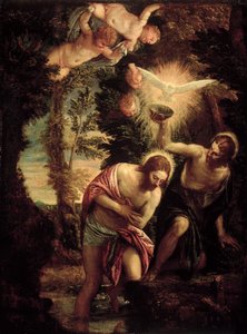 Taufe Christi von Paolo Veronese