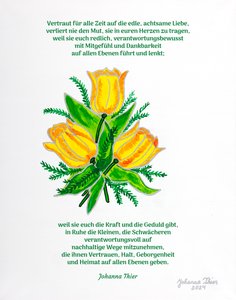 Das Rosentaler Bild der edlen, achtsamen Liebe von Johanna Thier
