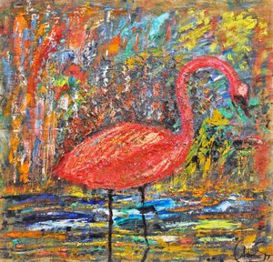 Die große Schönheit des Flamingos von Andrea Speziali