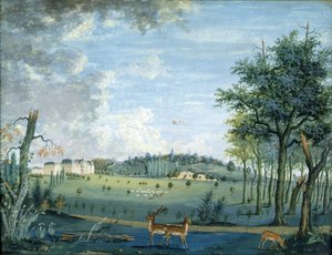 Parc du Raincy, das Schloss und die Felsen, ca. 1754-93 von 1717 1806 Carmontelle