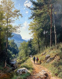 Dschungelwanderung durch Berge von F. Abderrahim