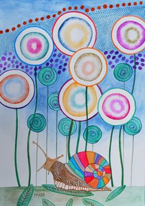 Herr Schneckes Welt von Marys Watercolors