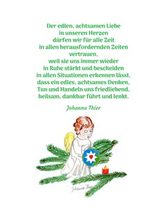 Der Rosentaler Engel der edlen, achtsamen Liebe von Johanna Thier
