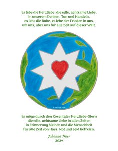 Es lebe der Frieden für alle Zeit auf dieser Welt von Johanna Thier
