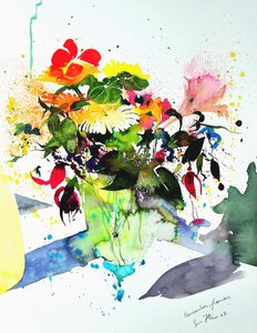 November Blumen 56 x36 2002