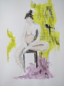 Sitzender Akt