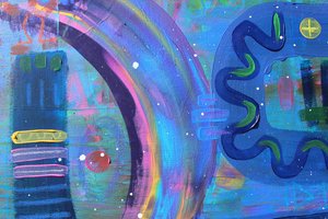 Weg des Bewusstseins Detail von Emilie Csapo Ertl
