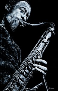 Lässiger Saxophon von Richard Young