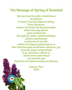 The Message of Spring of Rosental von Johanna Thier