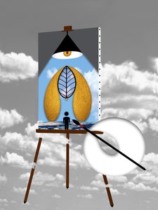 Die Malkunst (I) von Alexander Eibach