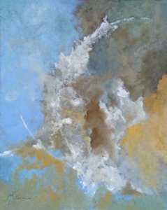 Studie ocker Wolken