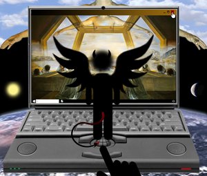 Der Antichrist (I) (aus der Serie: Windows) von Alexander Eibach
