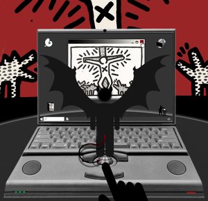 Der Antichrist (II) (aus der Serie: Windows) von Alexander Eibach