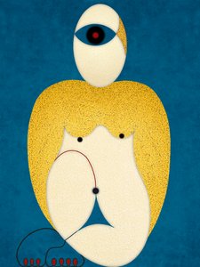weibliche Figur (Akt) von Alexander Eibach