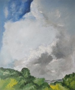 Landschaft mit Wolkenwirbel von M. Vet