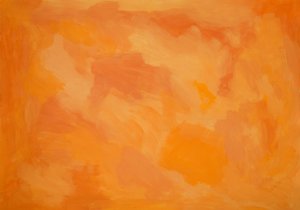 Eine expressive Verschmelzung der Orangetöne, die in Harmonie tanzen